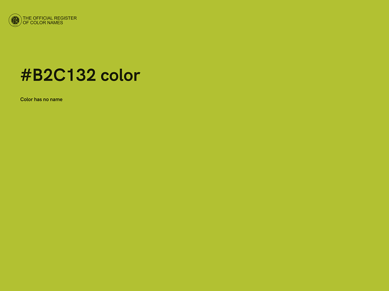 #B2C132 color image