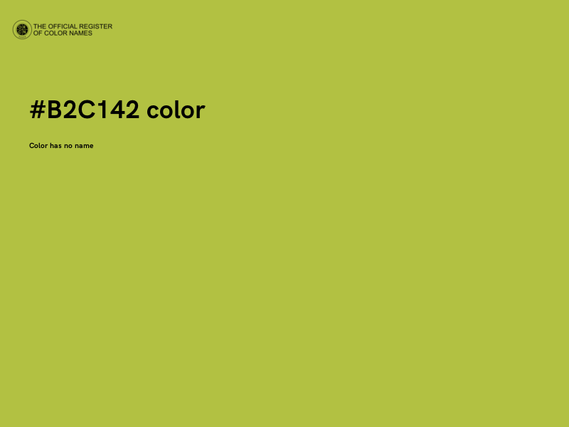 #B2C142 color image