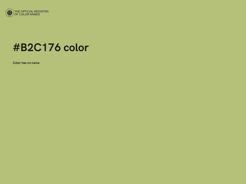 #B2C176 color image