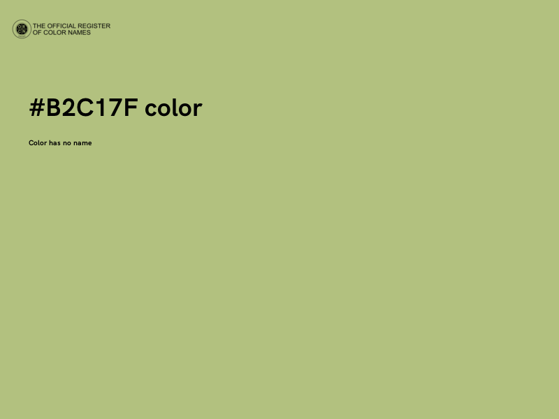 #B2C17F color image