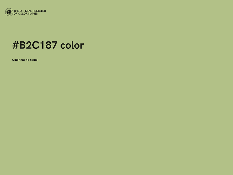 #B2C187 color image