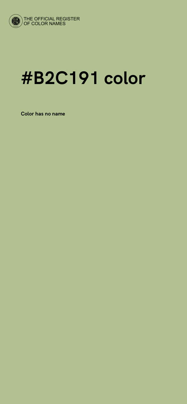 #B2C191 color image