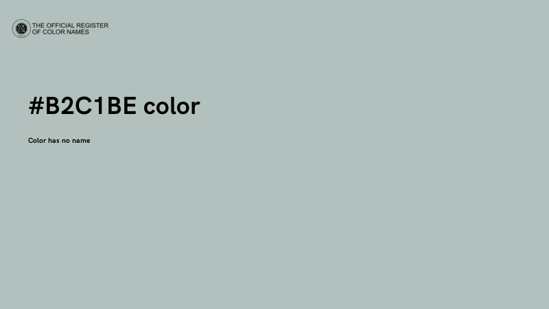 #B2C1BE color image