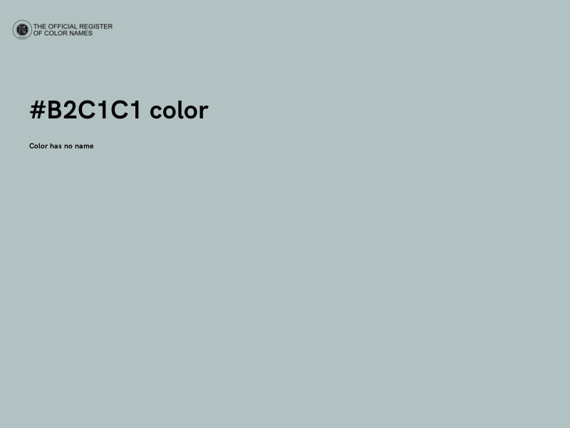 #B2C1C1 color image