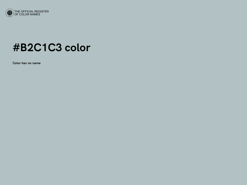 #B2C1C3 color image