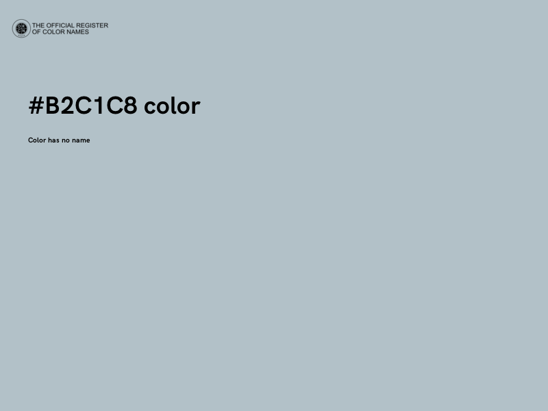#B2C1C8 color image