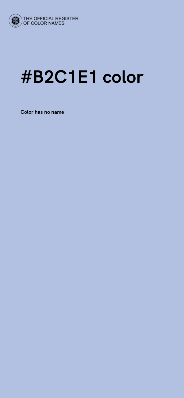 #B2C1E1 color image