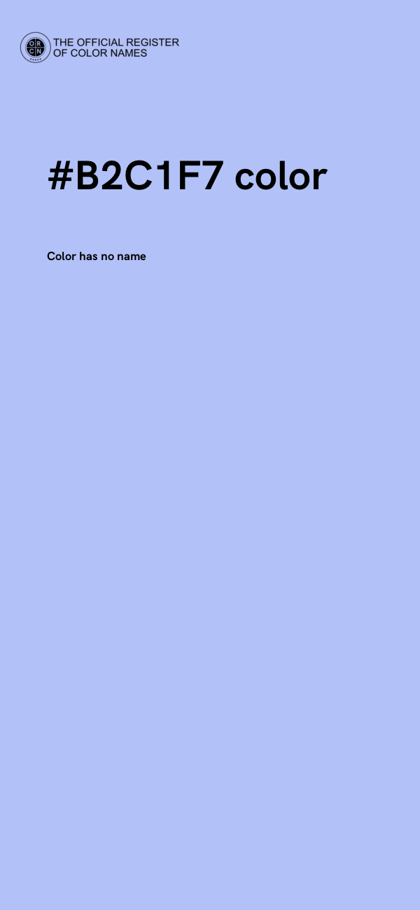 #B2C1F7 color image