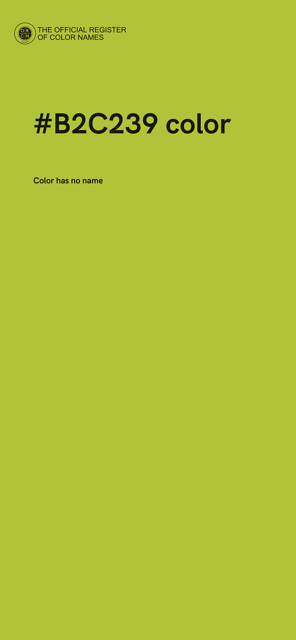 #B2C239 color image