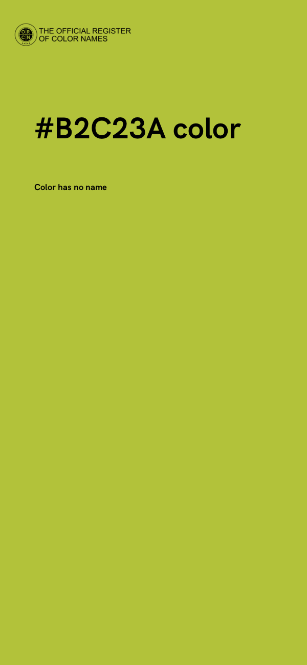 #B2C23A color image