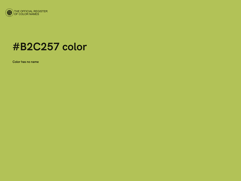 #B2C257 color image