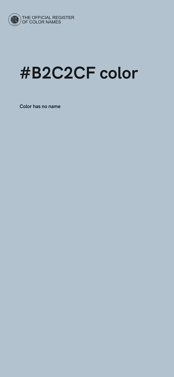#B2C2CF color image