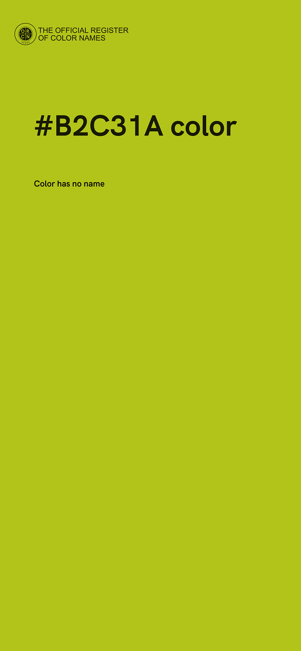 #B2C31A color image