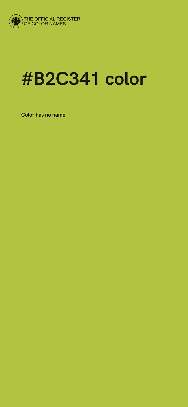 #B2C341 color image