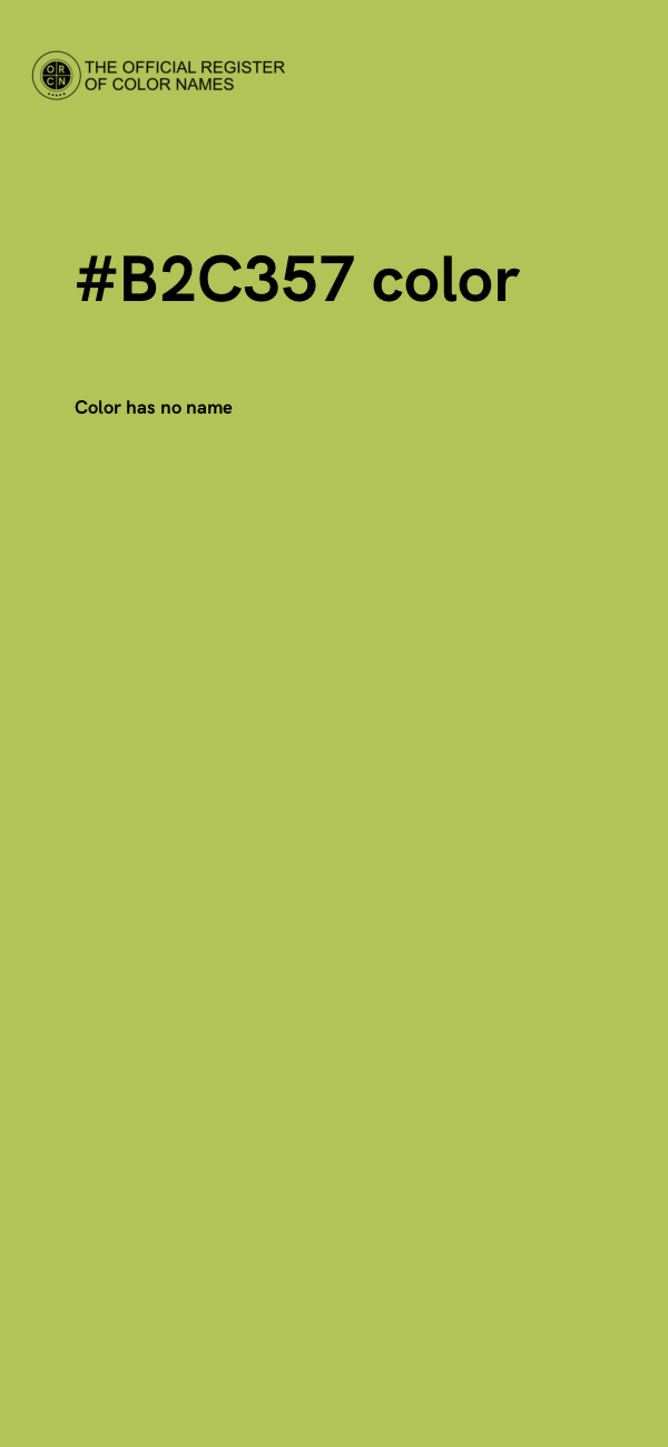 #B2C357 color image
