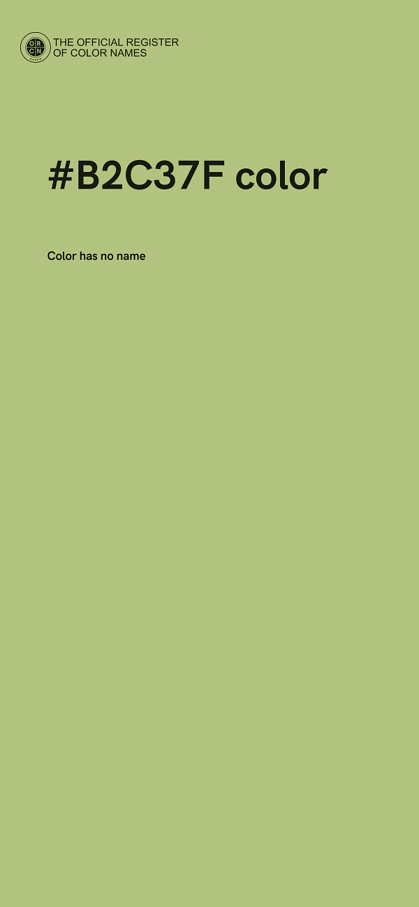 #B2C37F color image