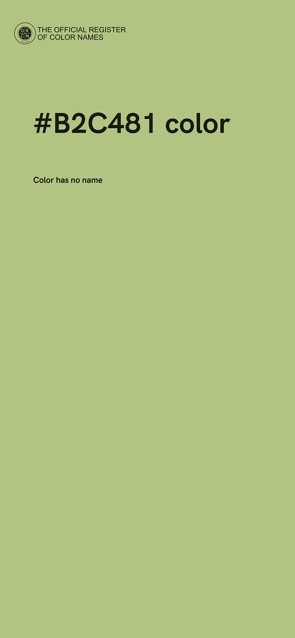 #B2C481 color image