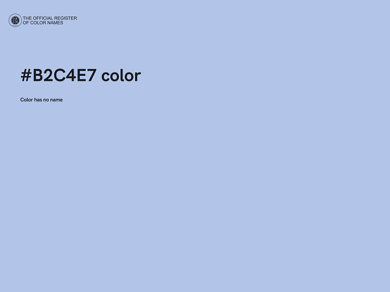 #B2C4E7 color image