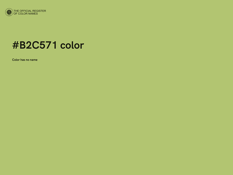 #B2C571 color image