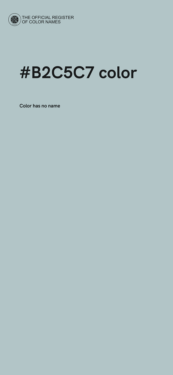#B2C5C7 color image