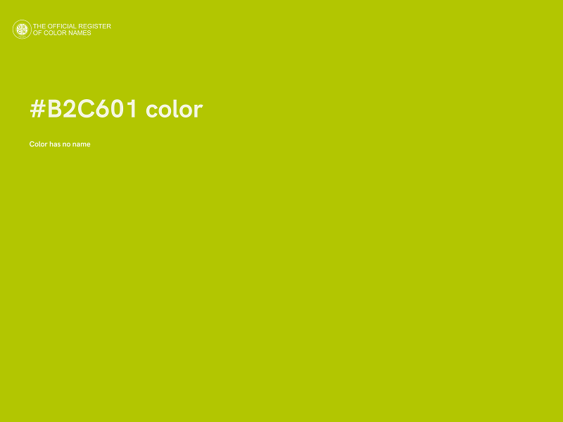 #B2C601 color image