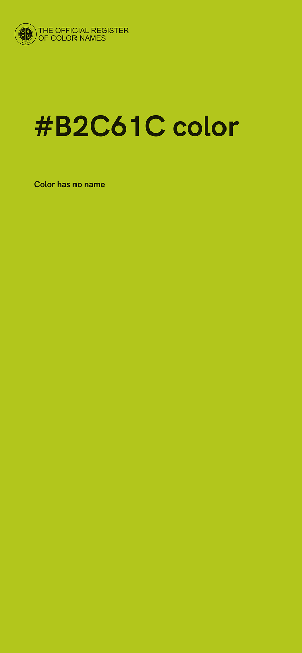 #B2C61C color image