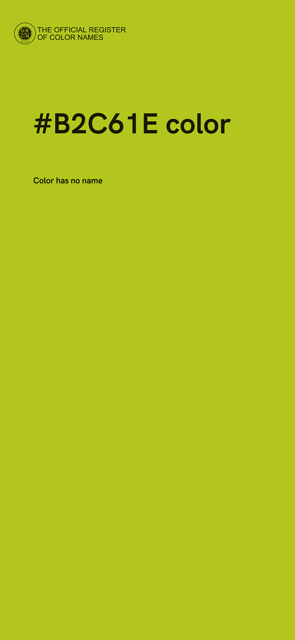 #B2C61E color image