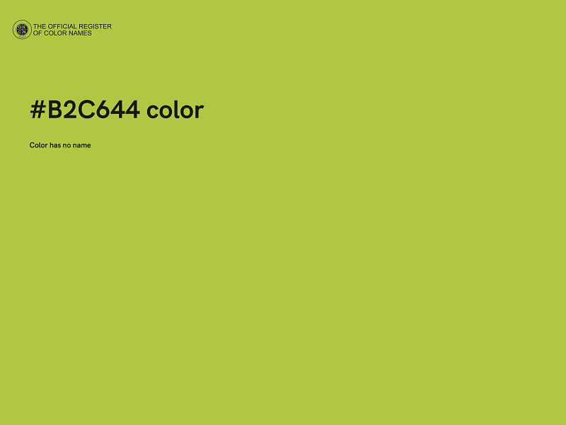 #B2C644 color image