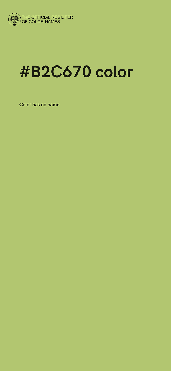 #B2C670 color image