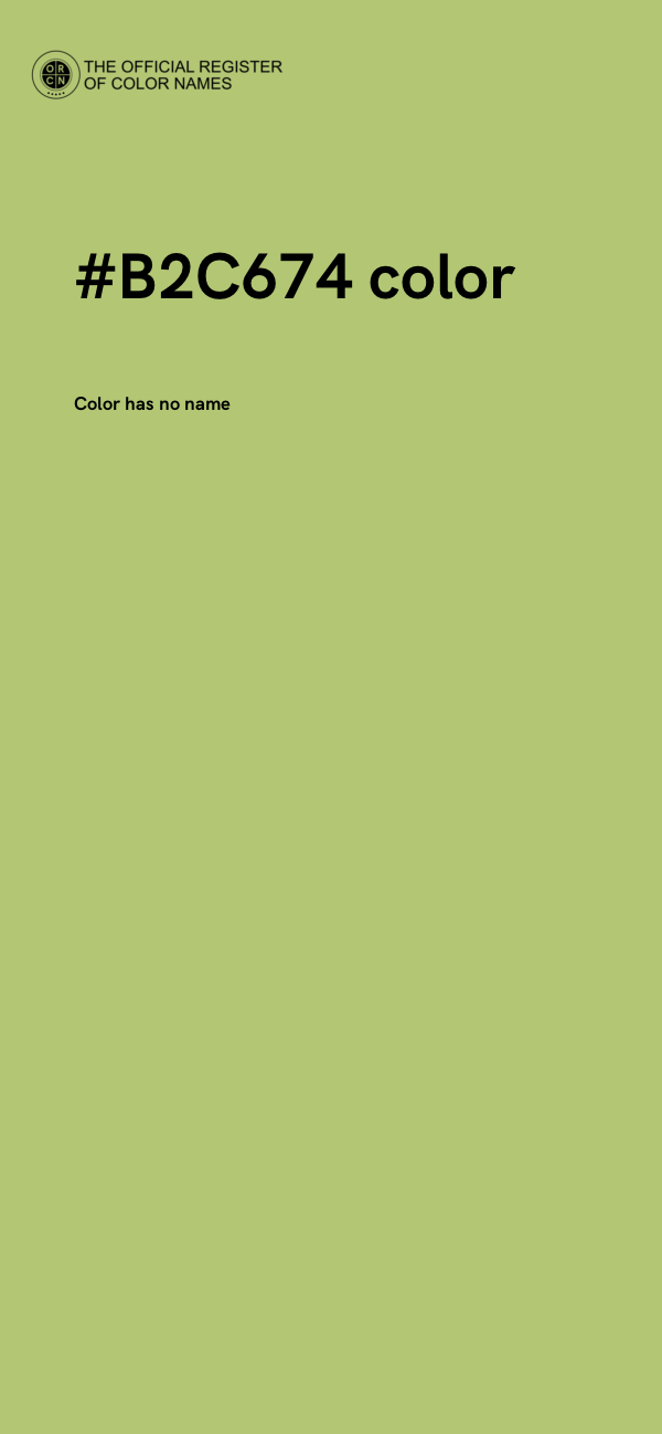 #B2C674 color image