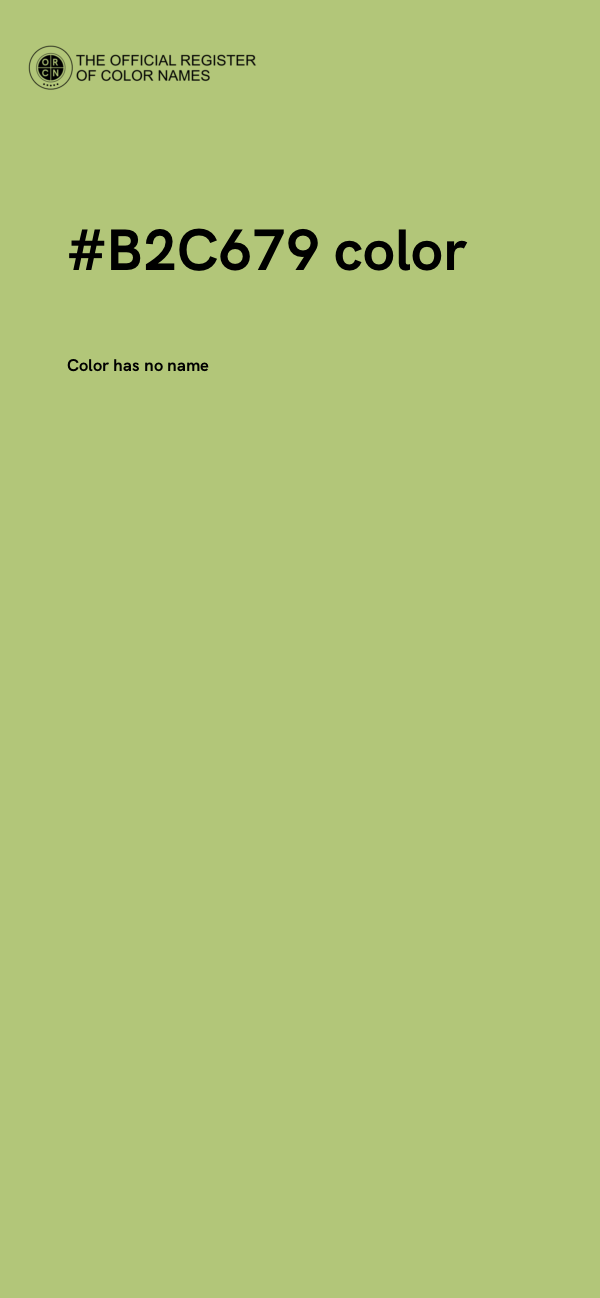 #B2C679 color image