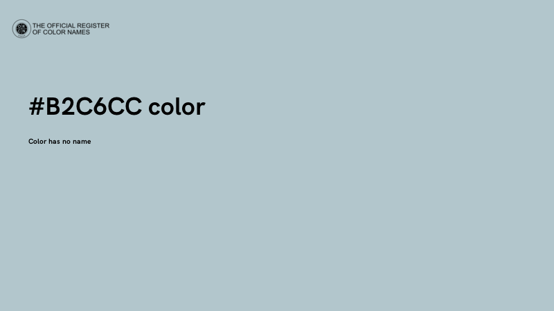 #B2C6CC color image