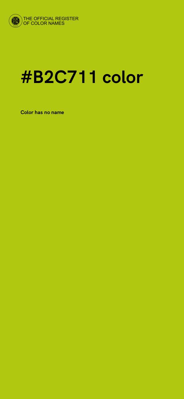 #B2C711 color image