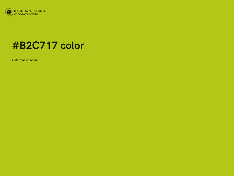 #B2C717 color image