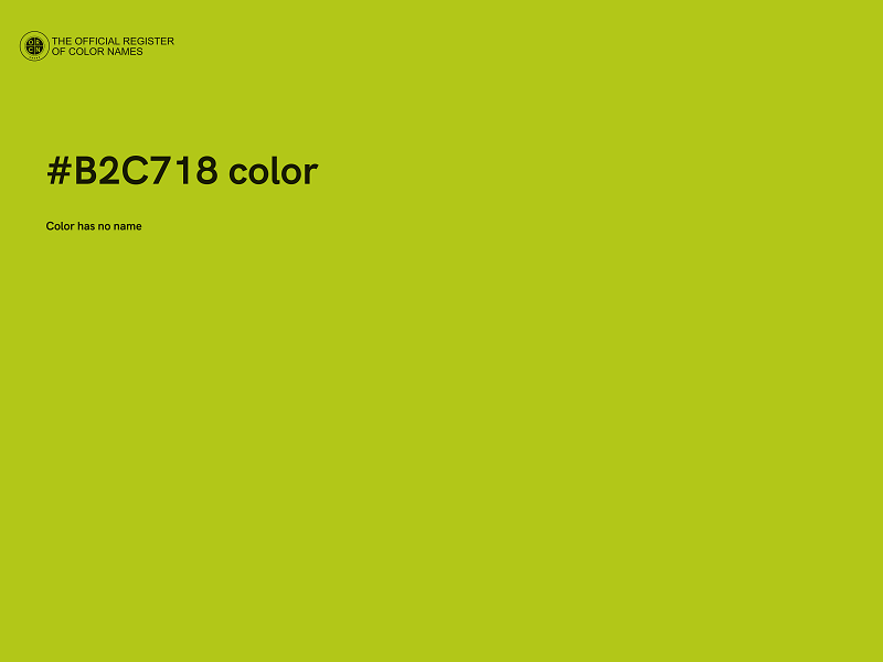 #B2C718 color image