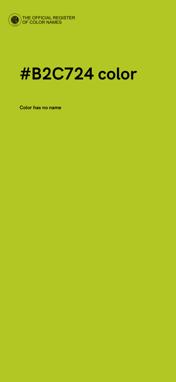 #B2C724 color image