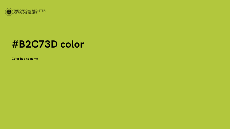 #B2C73D color image
