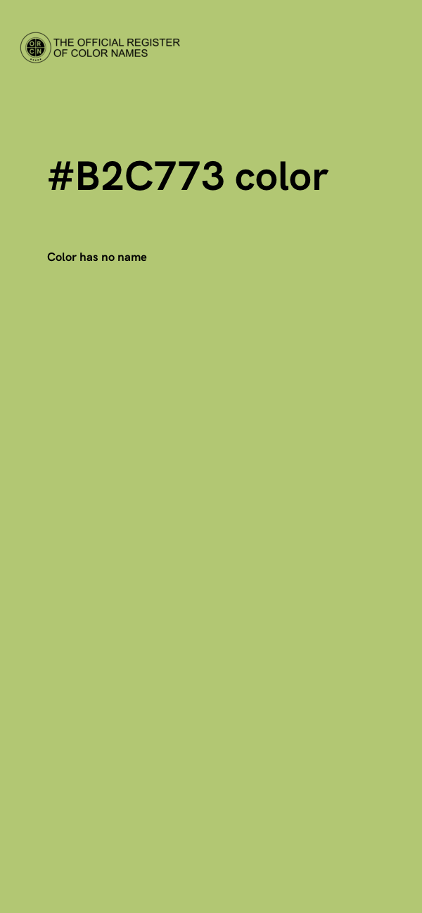 #B2C773 color image