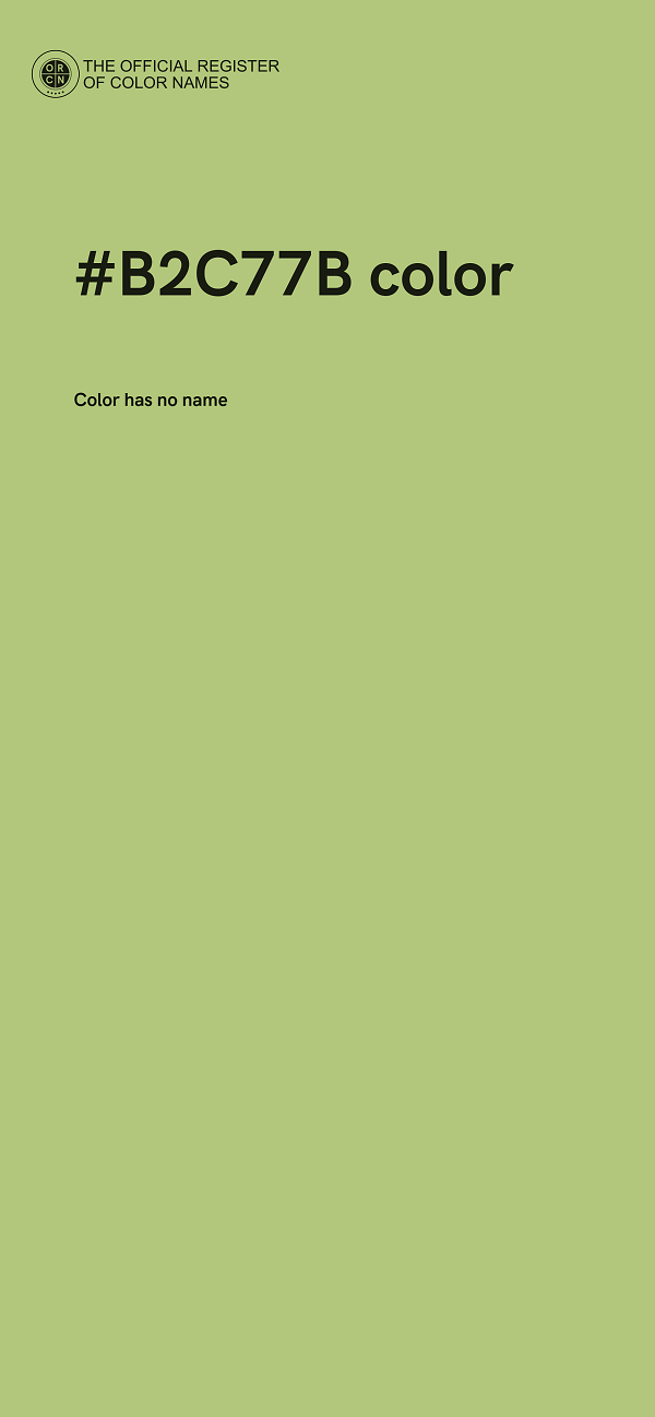 #B2C77B color image