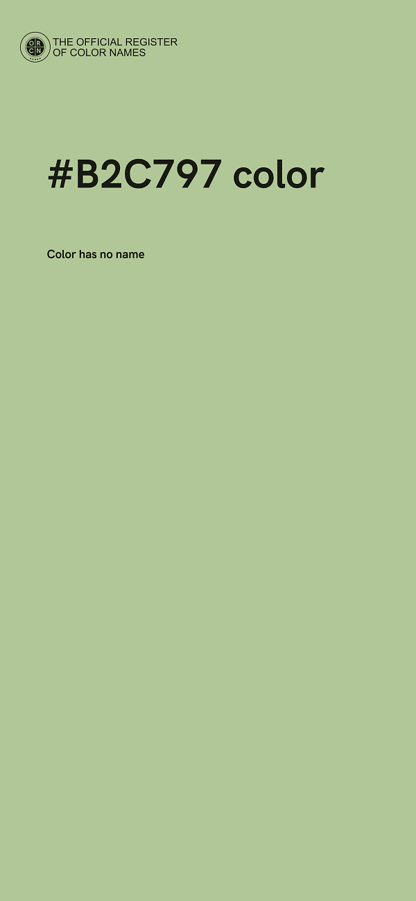 #B2C797 color image