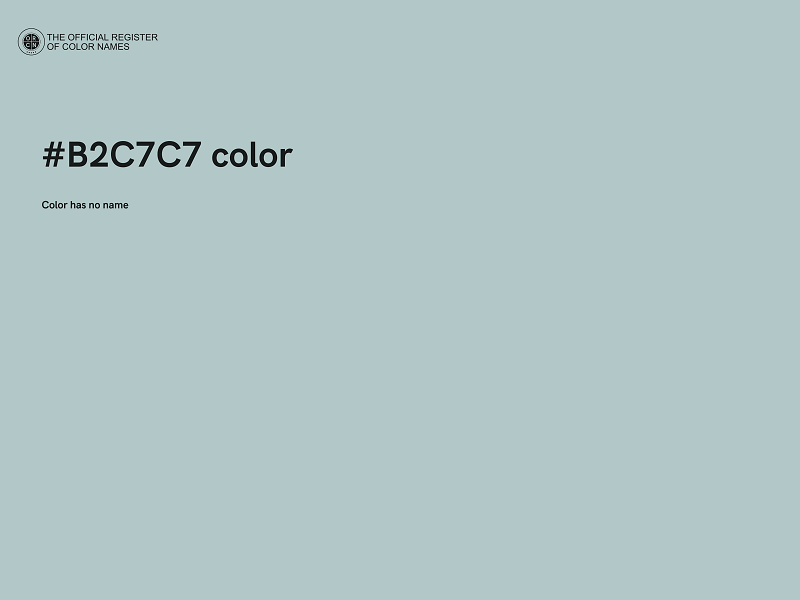 #B2C7C7 color image