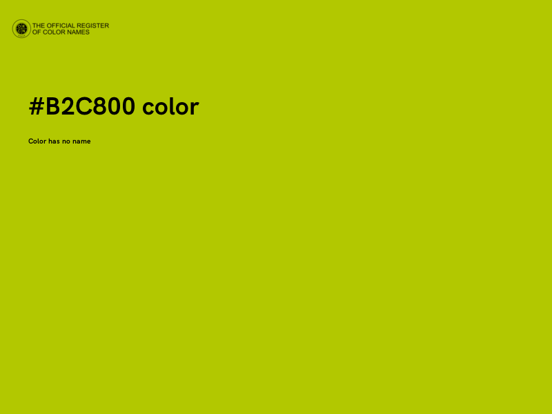 #B2C800 color image