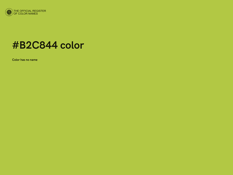 #B2C844 color image