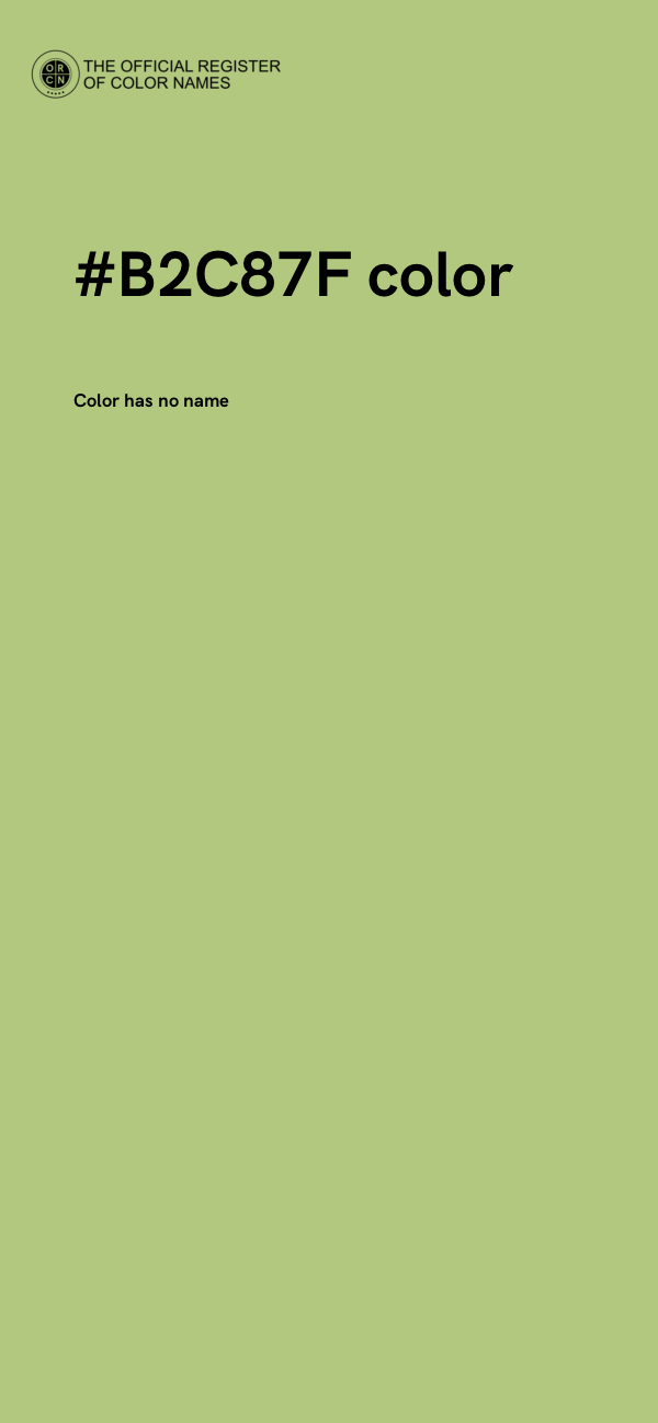 #B2C87F color image