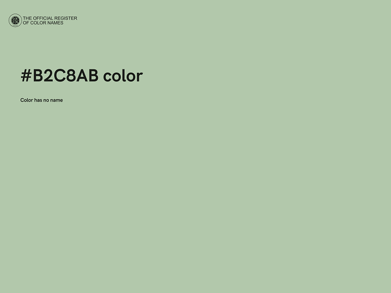 #B2C8AB color image