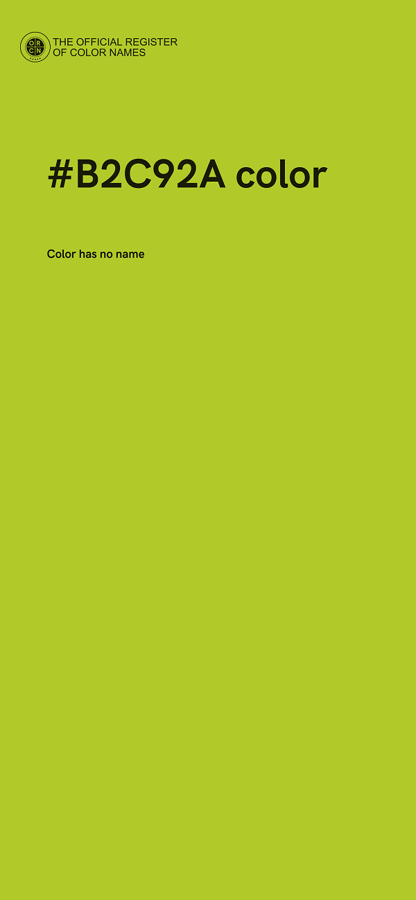 #B2C92A color image