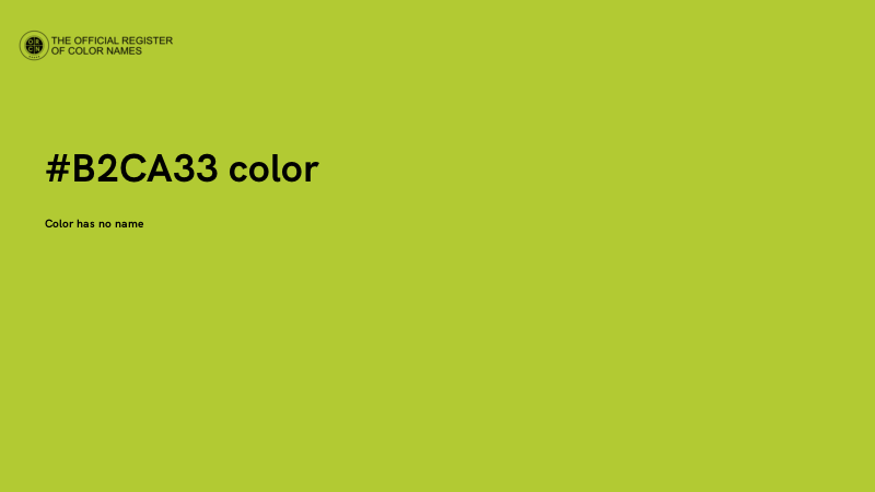 #B2CA33 color image