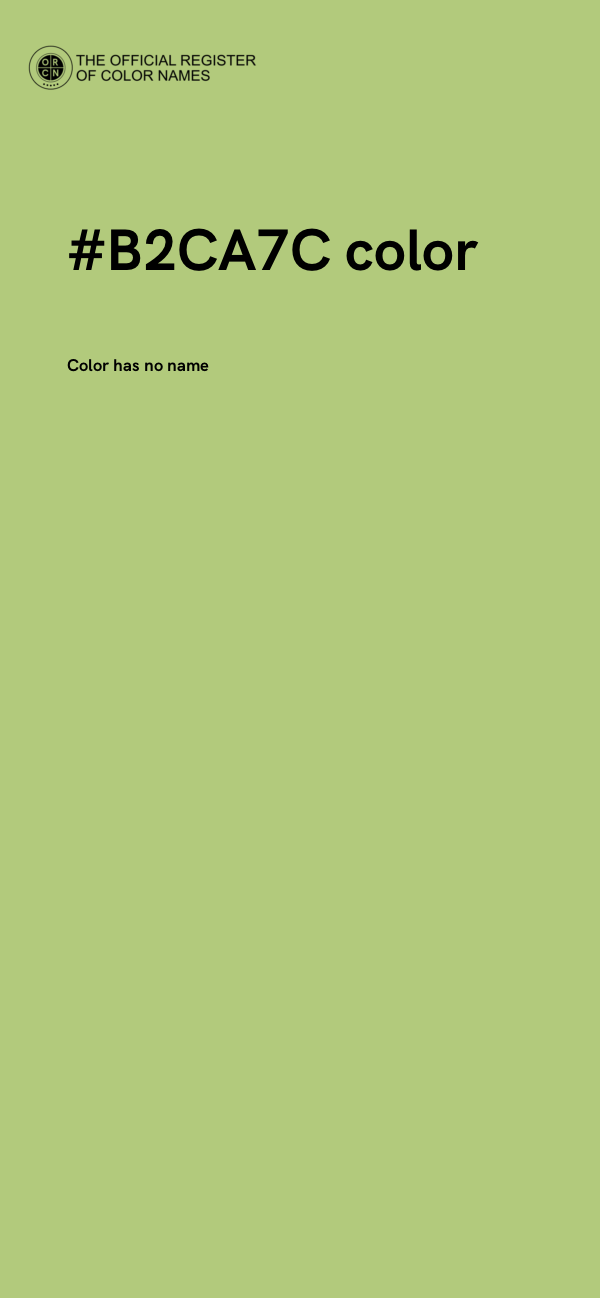 #B2CA7C color image