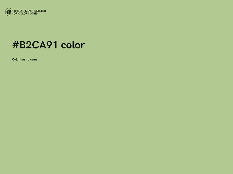 #B2CA91 color image