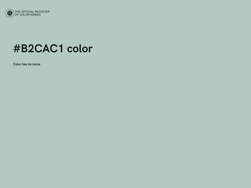 #B2CAC1 color image